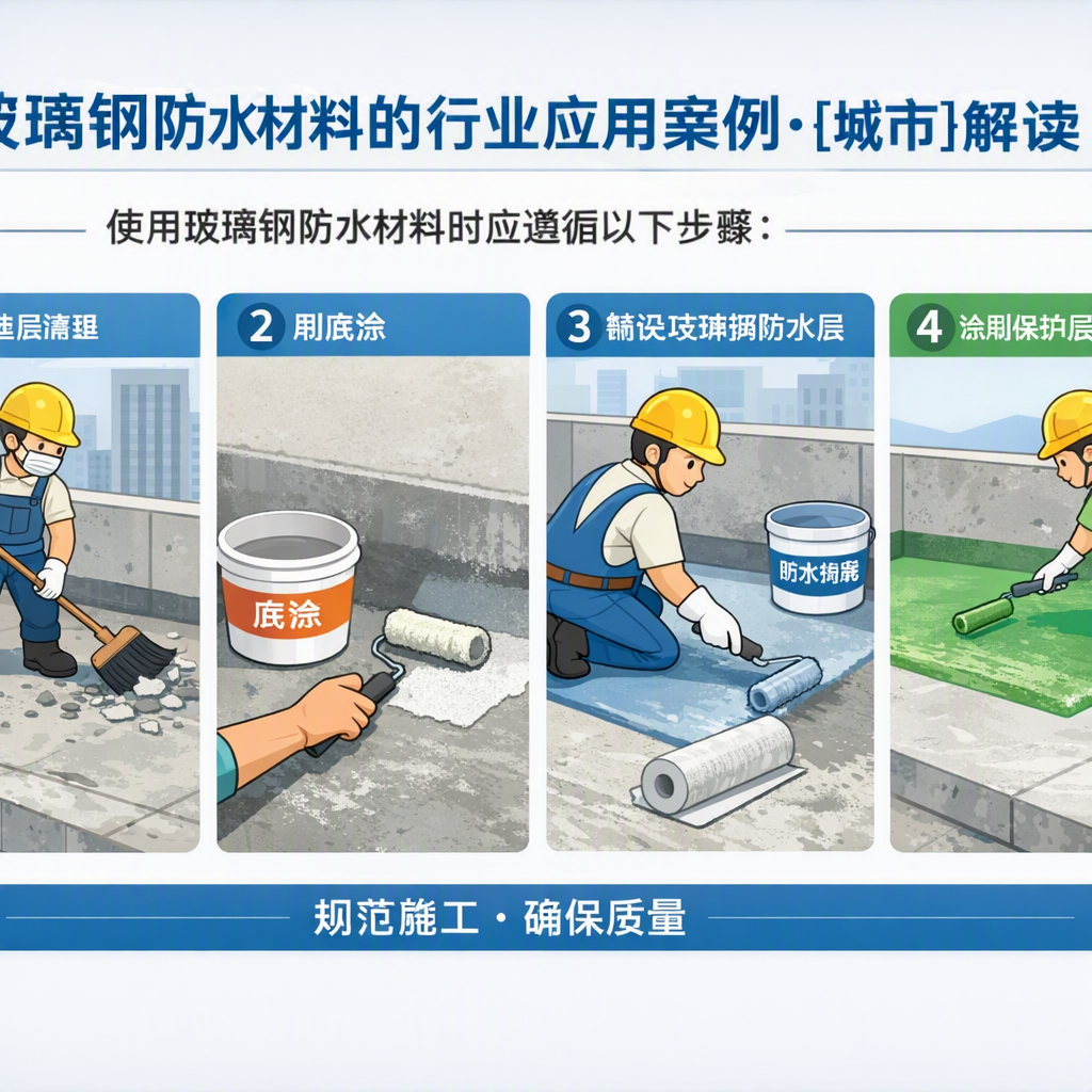 玻璃钢防水材料的行业应用案例,淮安解读