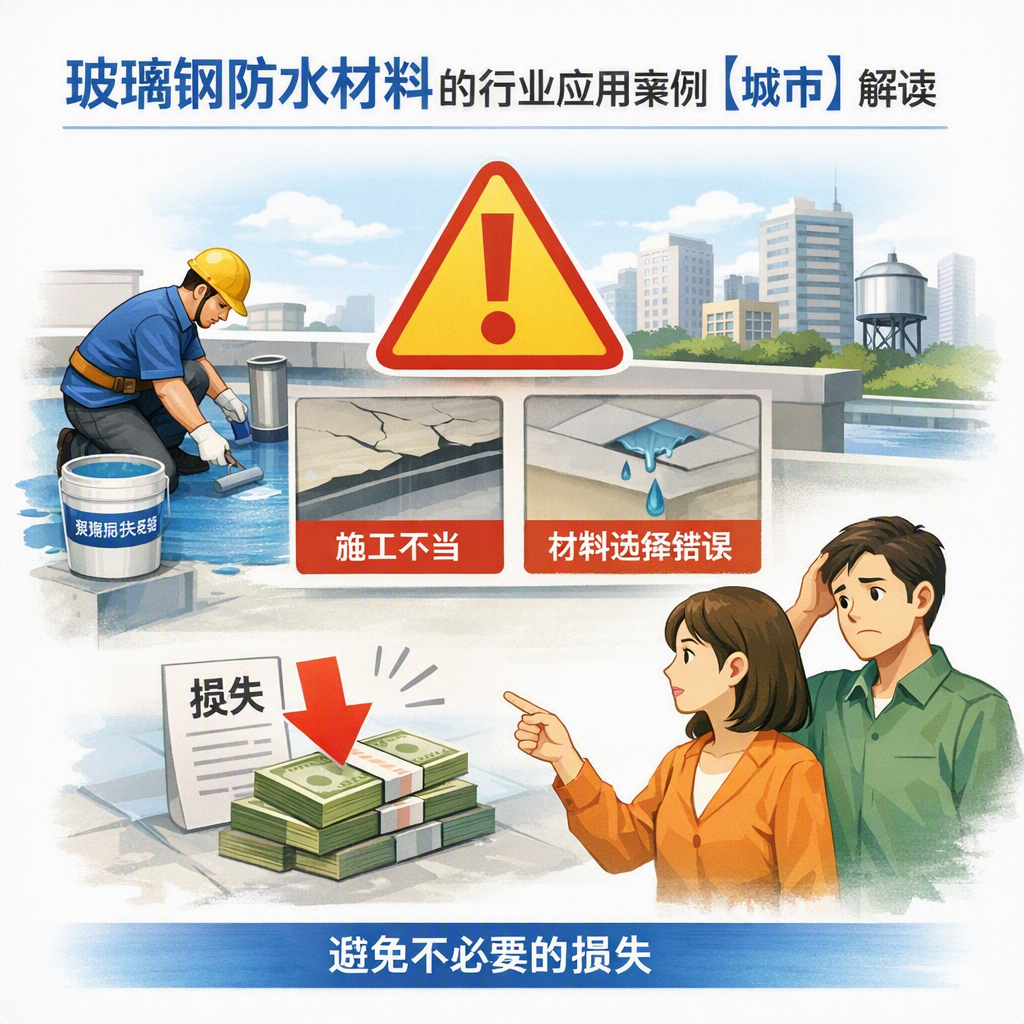 玻璃钢防水材料的行业应用案例,淮安解读