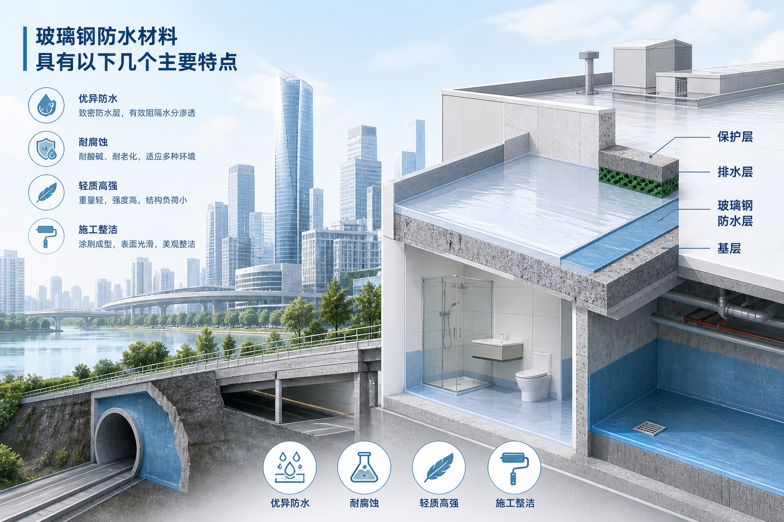 2023年玻璃钢防水材料市场趋势分析,关注 淮安 发展