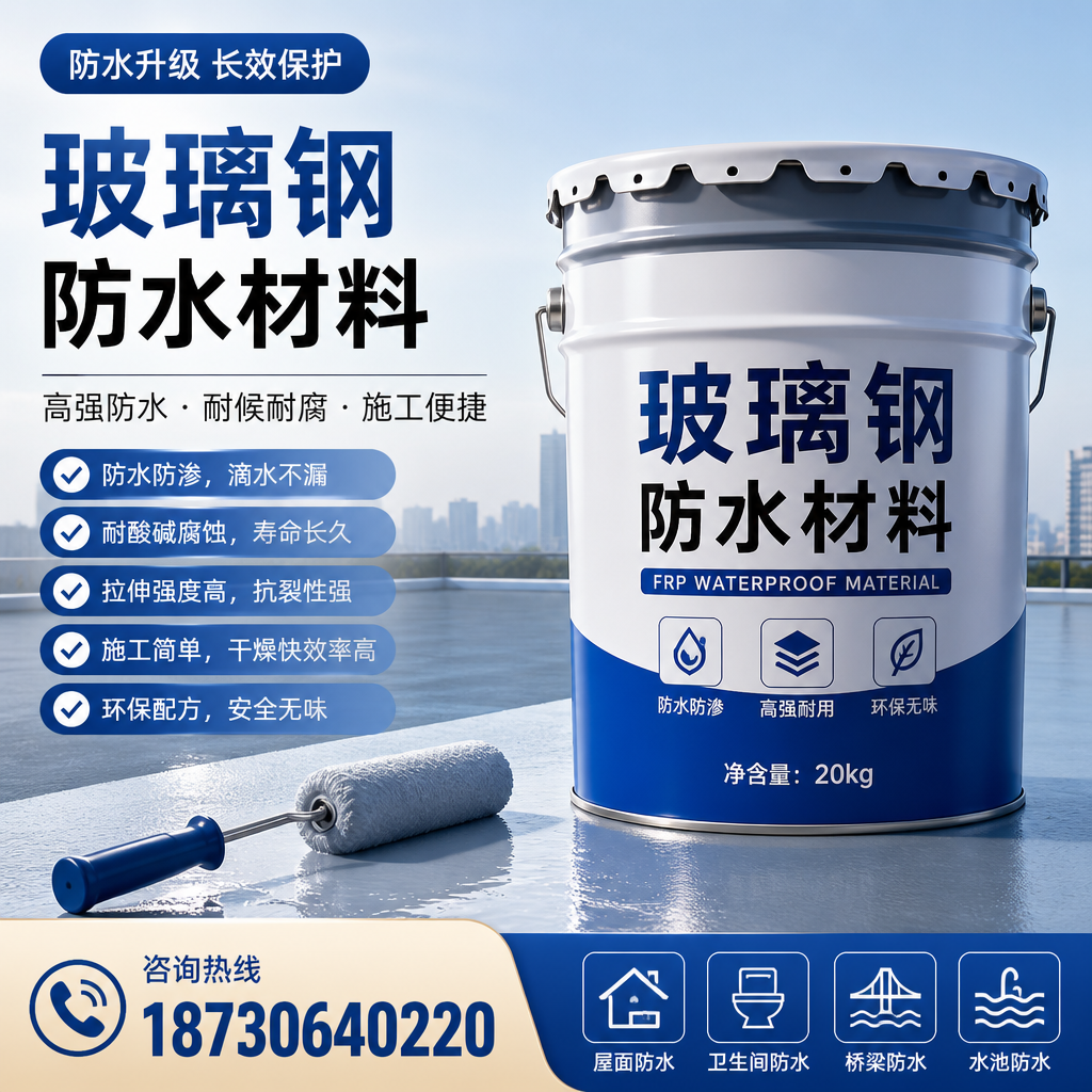 专家解析：玻璃钢防水材料的市场前景分析在 淮安