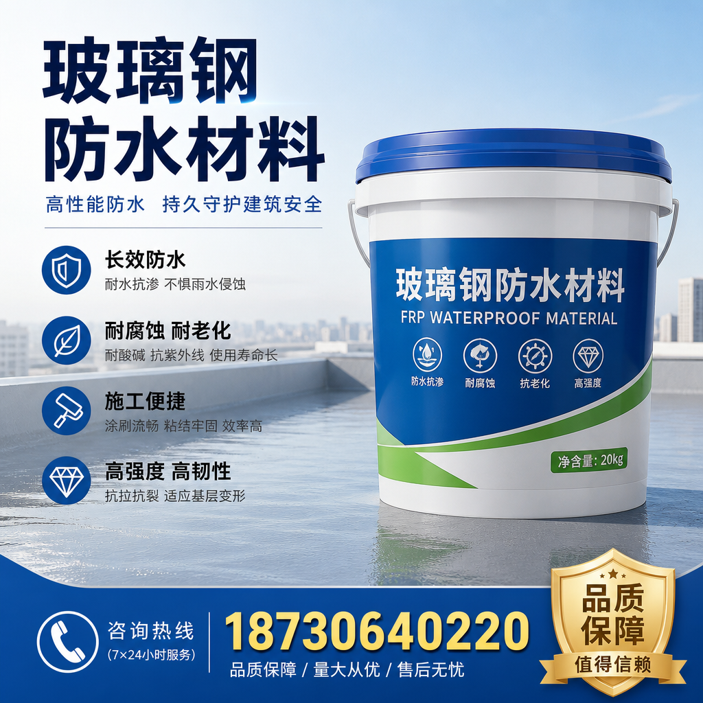 专家解析：玻璃钢防水材料的市场前景分析在 淮安